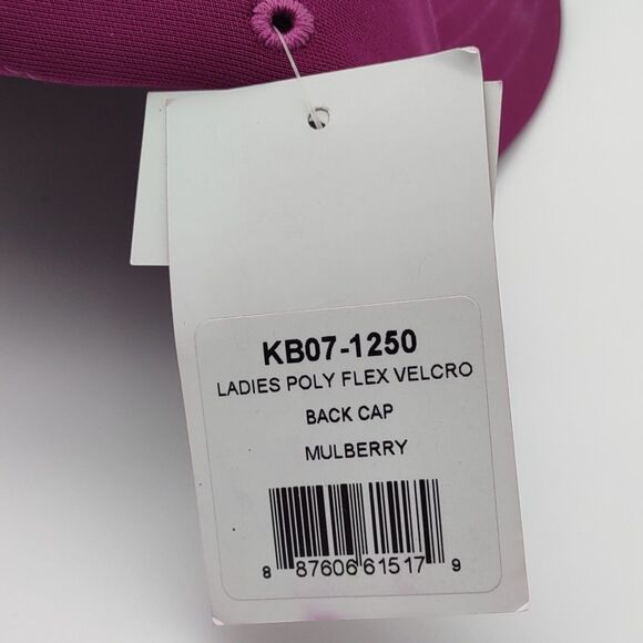 NWT Kubota Women's Adjusted Cap Embroidered Logo Mulberry - Picture 6 of 7